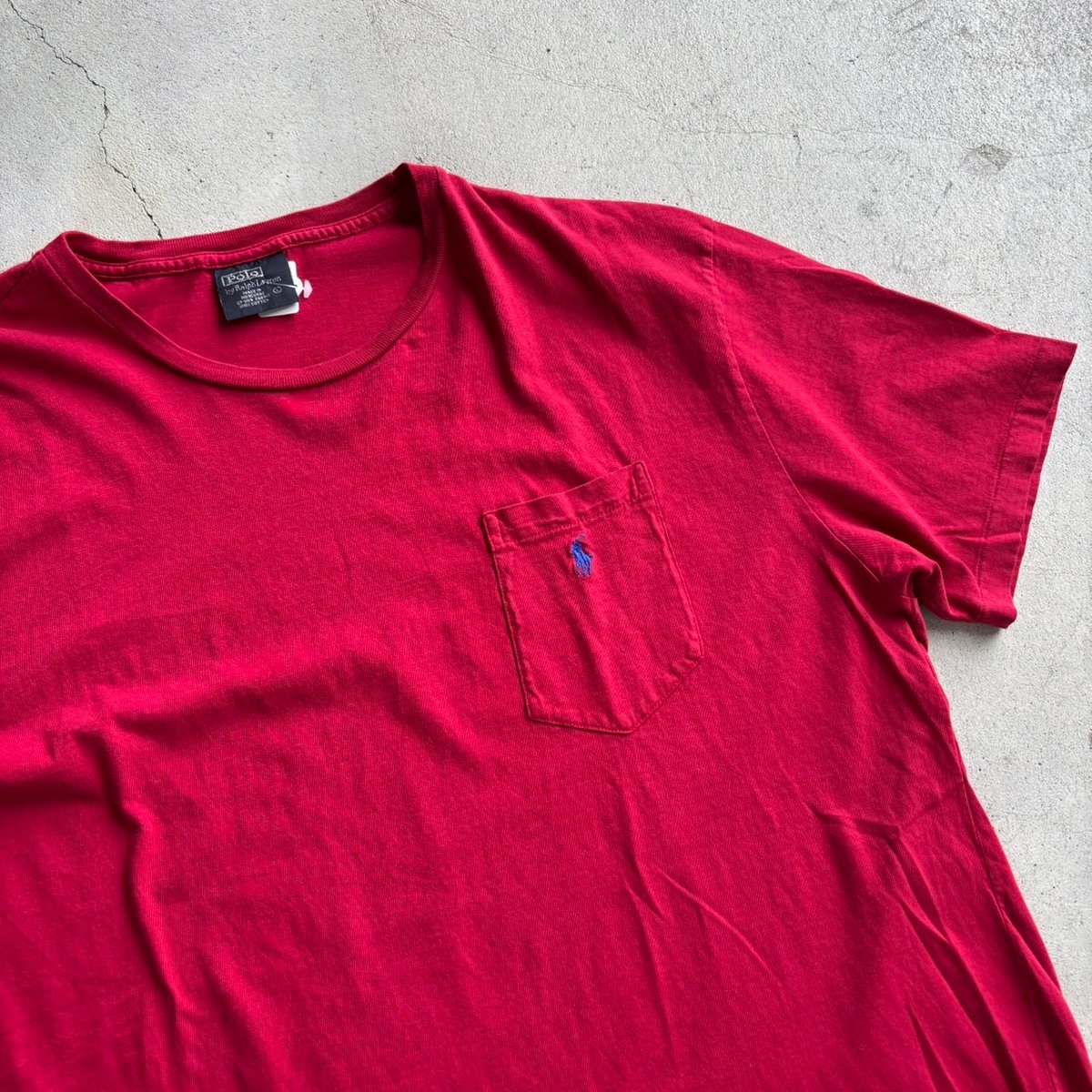 90s〜00s Polo Ralph Lauren ワンポイントポケットTシャツ | CUST