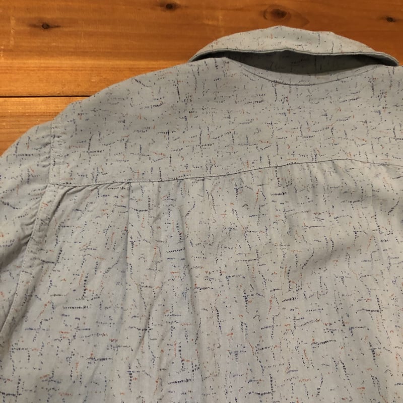 60's Vintage Rayon L/S SHIRT | CUSTOM FEVER