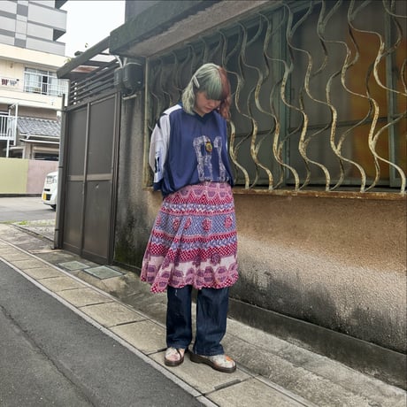 エスニック エプロンスカート