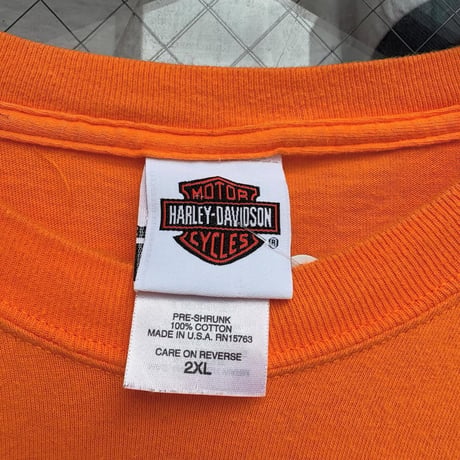 USA製 HARLEY-DAVIDSON 両面プリントTシャツ