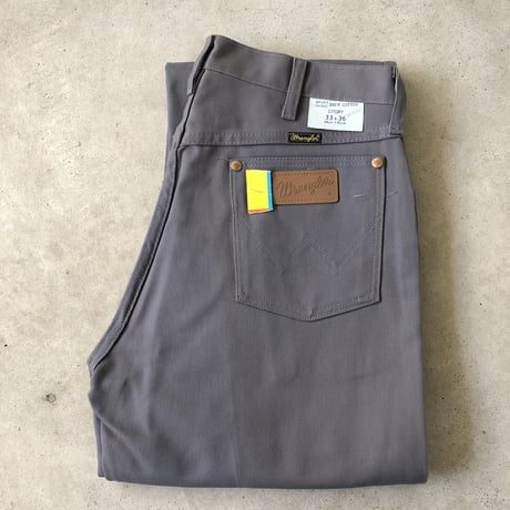 80's USA製 WRANGLER  グレーツイルパンツW33×L36
