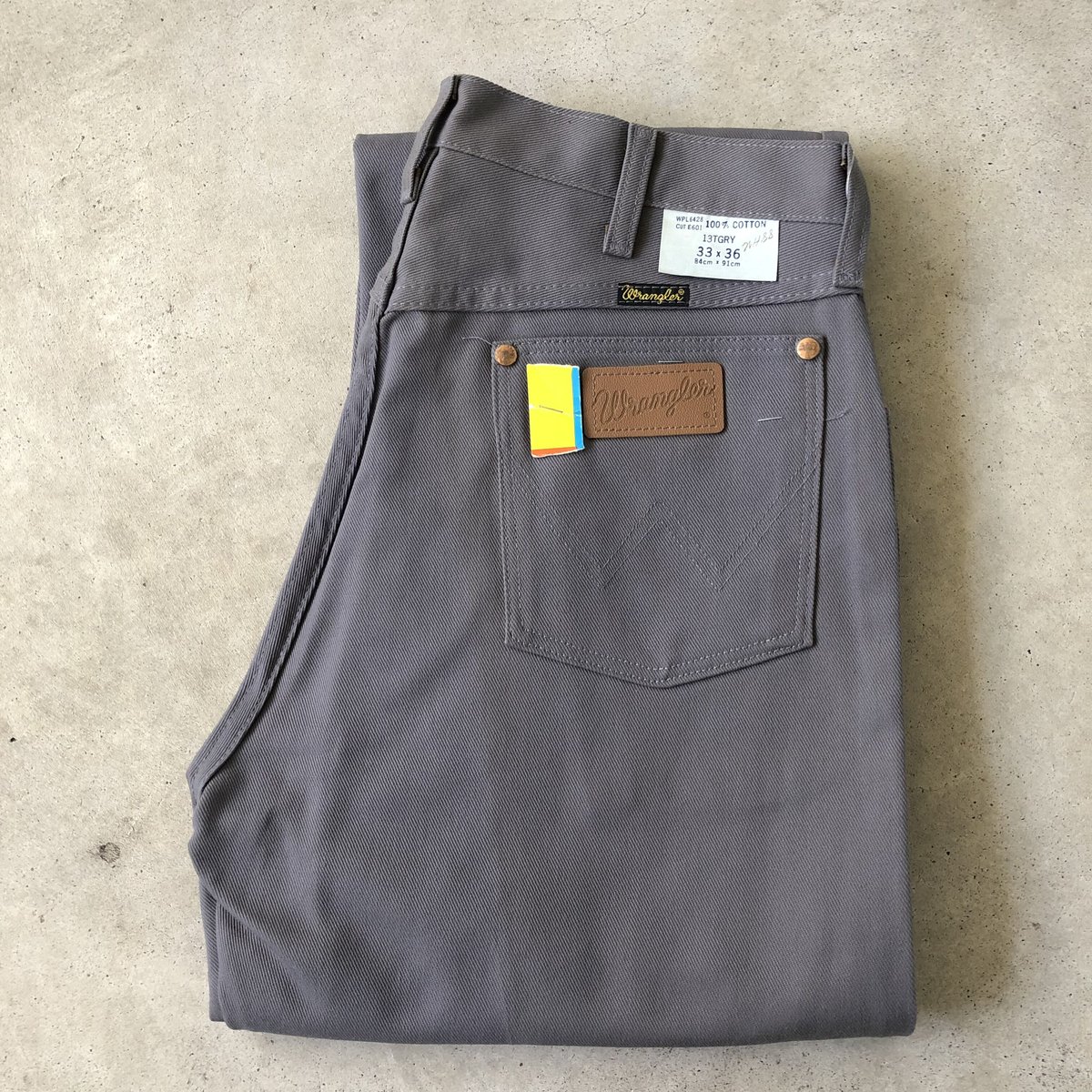 80's USA製 WRANGLER グレーツイルパンツW33×L36 | CUSTOM F 80's USA製 WRANGLER グレーツイルパンツW33×L36 | CUSTOM F