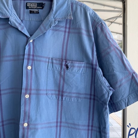Ralph Lauren 半袖オープンカラーシャツ 〝ADAMS〟M