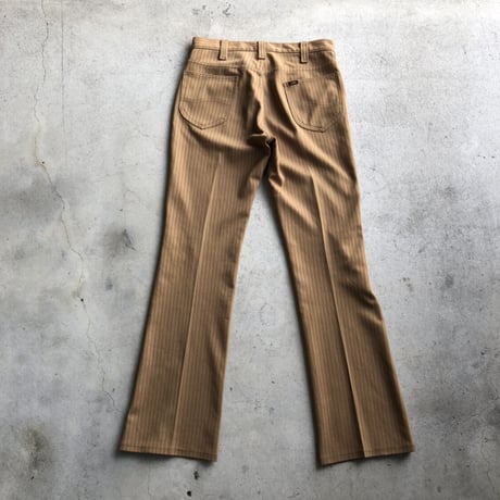 USA製 70's Leeストライプブーツカットフレアパンツ