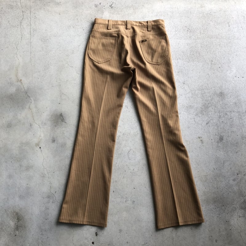 70s Lee ツイード フレアパンツ ヒッピー 70s Lee Riders リー ツイードチェック柄 ブーツカット フレア