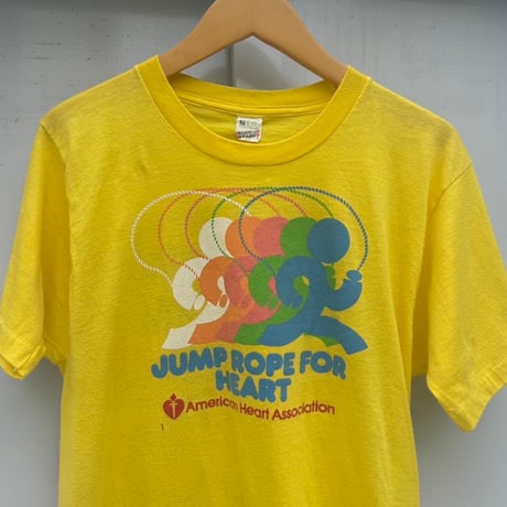 AHA シングルステッチ両面プリントTシャツ