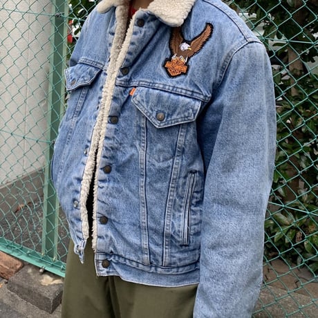 80's Levi's デニムボアジャケット
