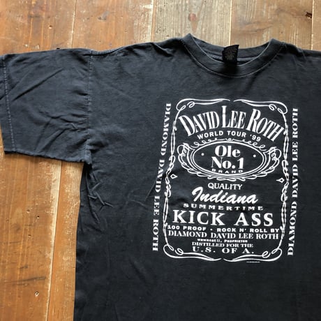 DAVID LEE ROTH ジャックダニエルデザイン Tシャツ
