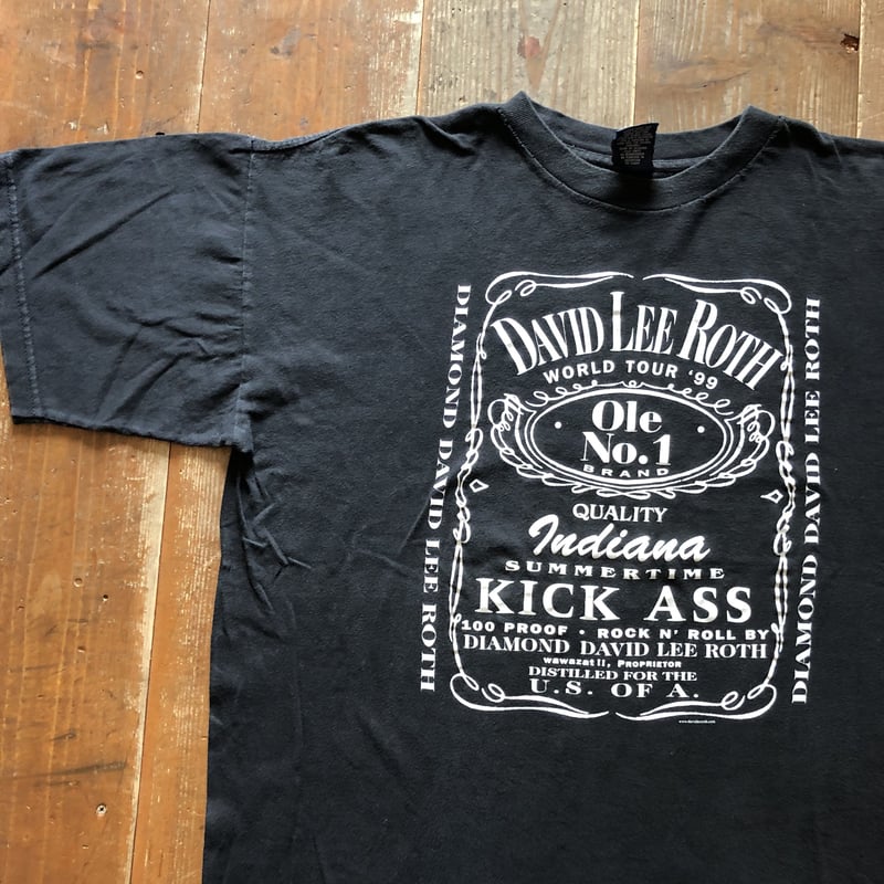 DAVID LEE ROTH ジャックダニエルデザイン Tシャツ | CUSTOM FEVER