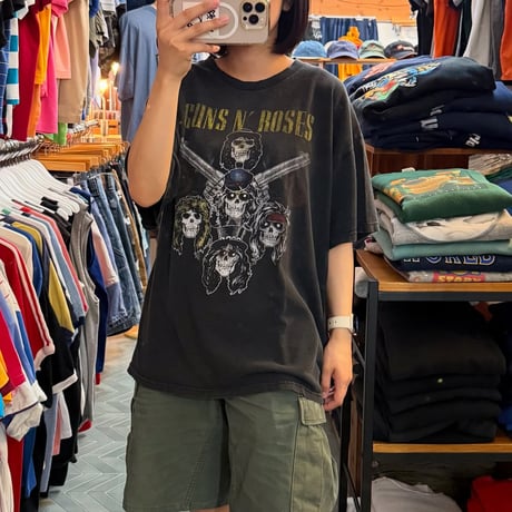 ガンズ・アンド・ローゼズ  両面プリントTシャツ