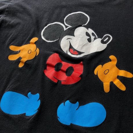 90年代ミッキープリントTシャツ
