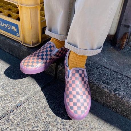 VANSチェッカースリッポン
