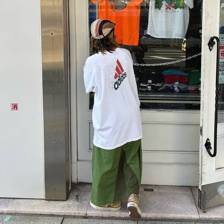 USA製 adidas ラグランTシャツ
