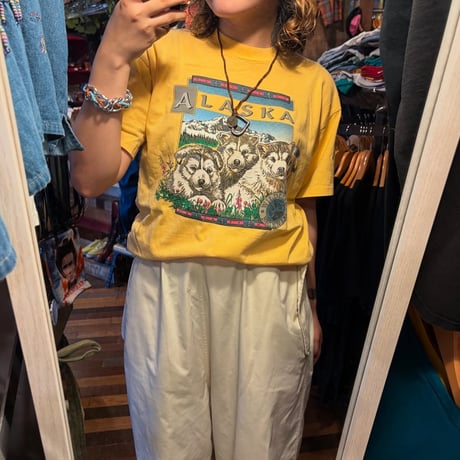 USA製 anvil 子犬Tシャツ