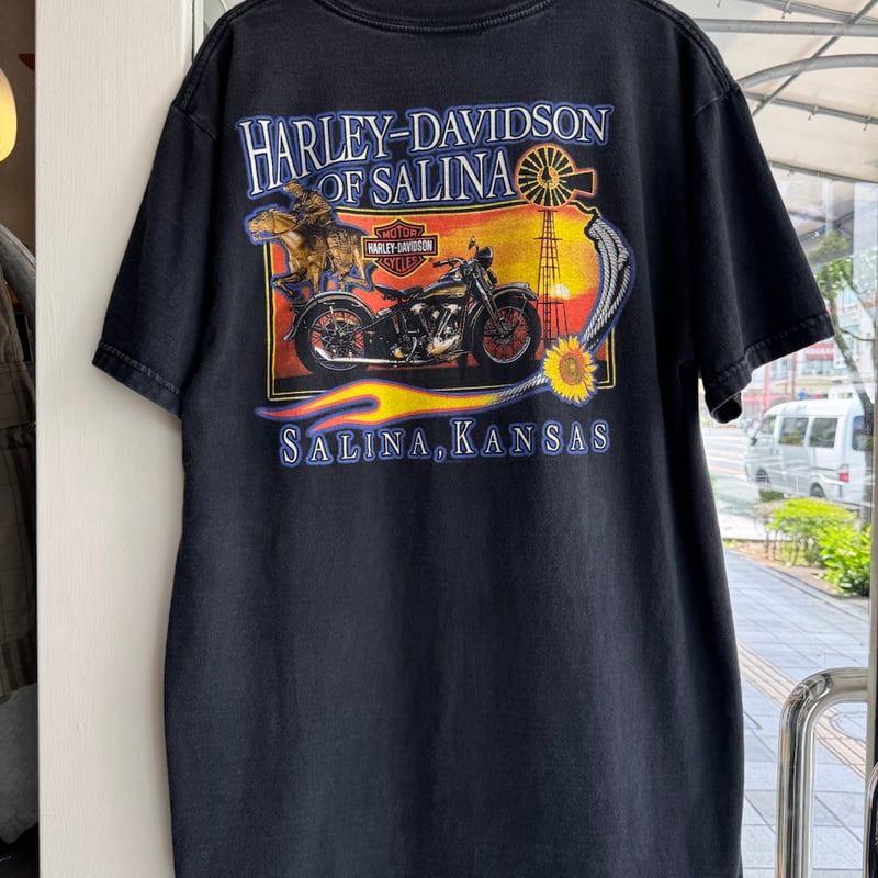00's USA製 HARLEY DAVIDSON プリントTシャツ L | CUSTOM F