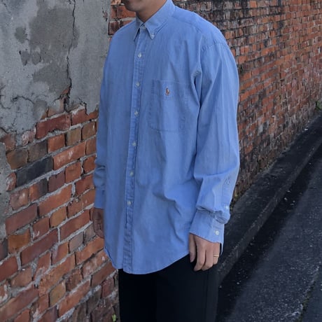 RALPH LAUREN デニムボタンダウンシャツ  BIG SHIRT