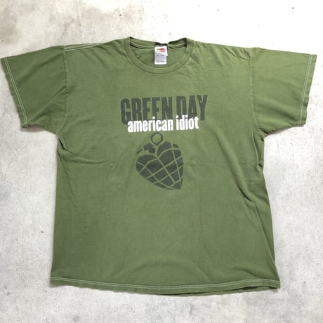 GREEN DAY〝american idiot〟USA製バンドTシャツ XL