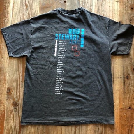 ROD STEWART  2001 tour tシャツ