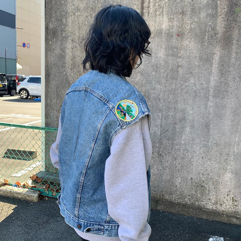 inkインクデニムリメイクベストリーバイス Levi'sデニムリメイクベスト | CUSTOM FEVER