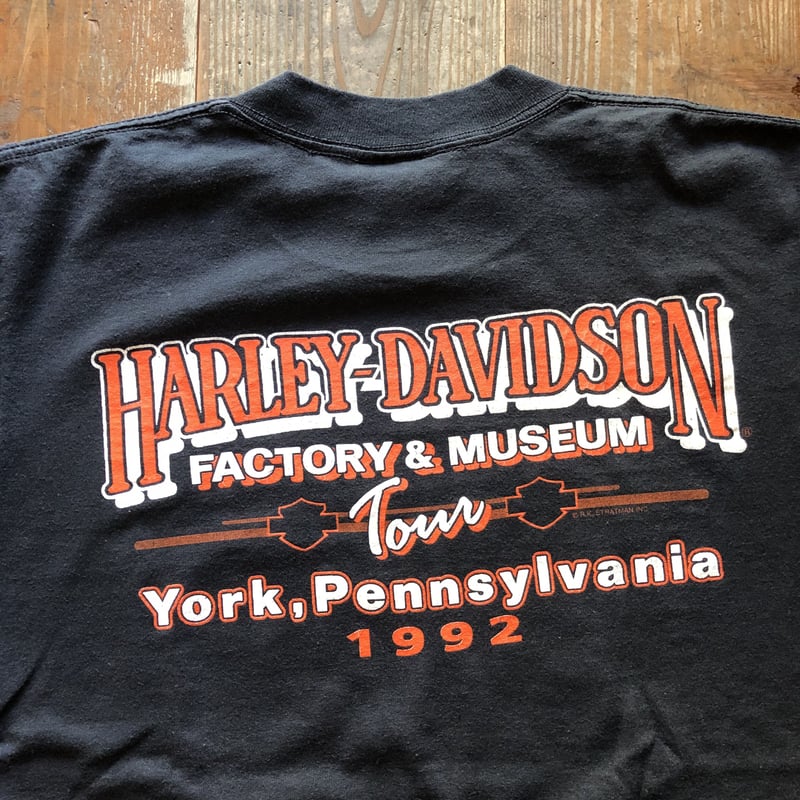 1992 HARLEY DAVIDSON プリントT | CUSTOM FEVER
