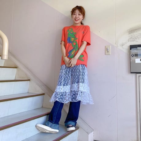 USA製adidasプリントTシャツ