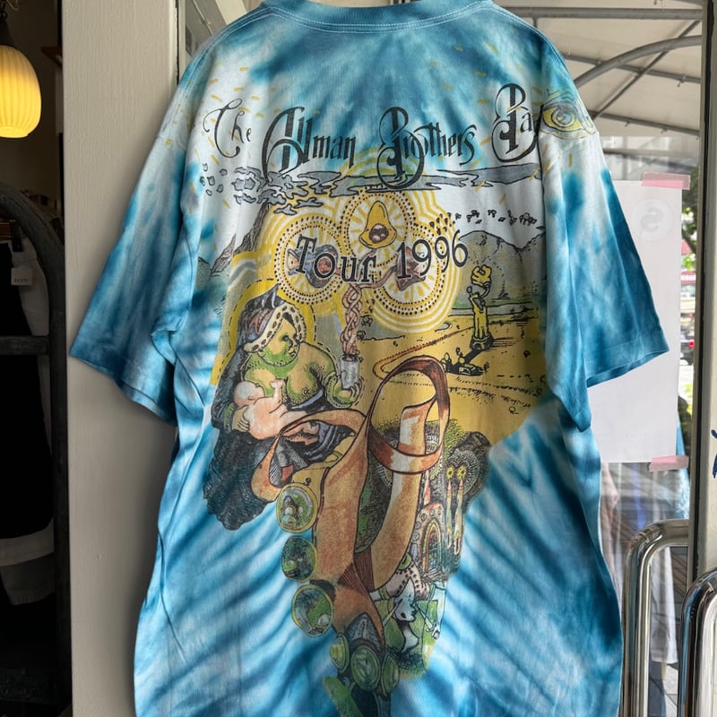 【オールマンブラザーズバンド】Tシャツ② XLサイズ 90's The Allman Brothers Band タイダイTシャツ XL | CUS
