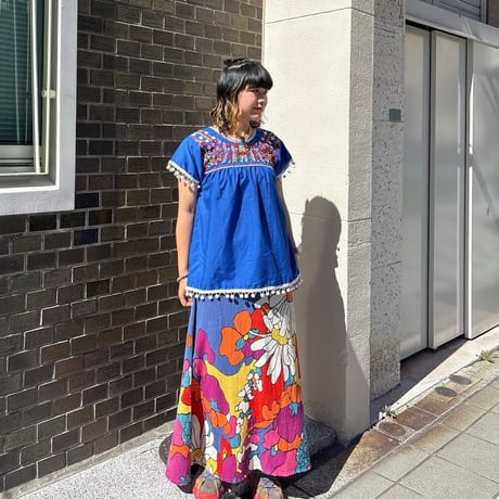 メキシコ刺繍ブラウス