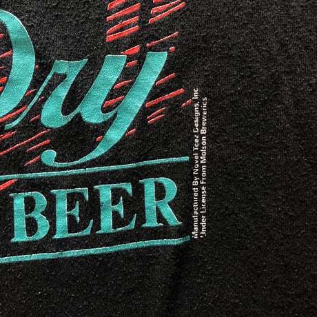 80's-90's MOLSON DRY BEER Tシャツ🍺