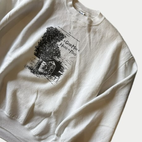 90's USA製RUSSELLプリントスウェット XL