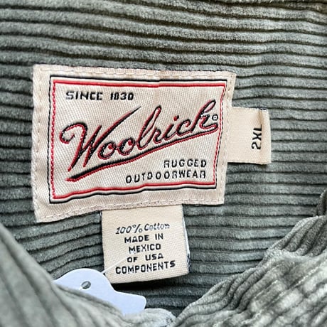 WOOLRICHコーデュロイシャツ