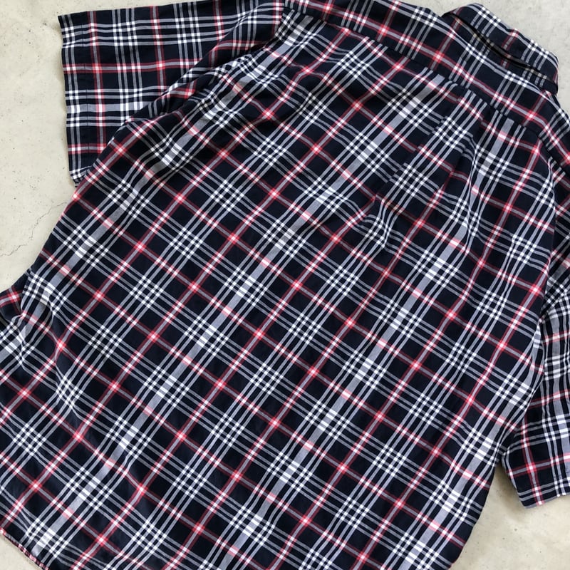 90s Ralph Lauren BLAKE チェックシャツ 半袖シャツ 好配色 90s Ralph Lauren BLAKE チェックシャツ 半袖シャツ 好配色