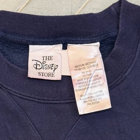 90s Disneyキャラ刺繍スウェット