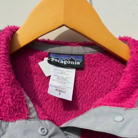 patagonia フリースプルオーバーパーカー