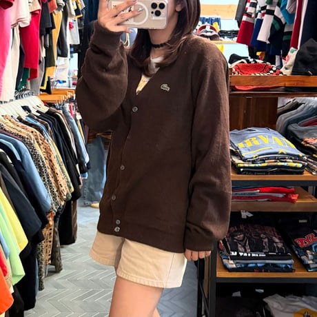 70s IZOD LACOSTE カーディガン