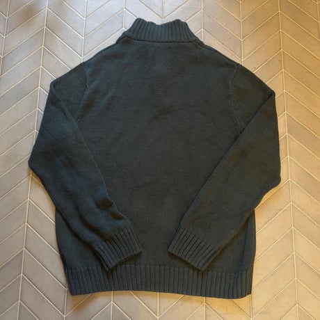 CHAPS ハーフジップコットンニット