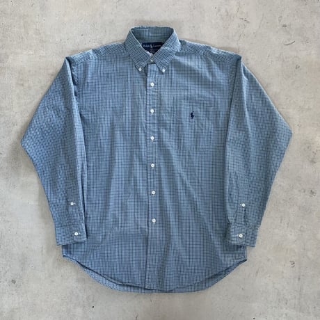 Ralph Lauren長袖チェックシャツ BLAKE   M