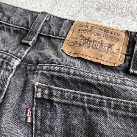 USA製 Levi's509 W34×L32 先染めブラック