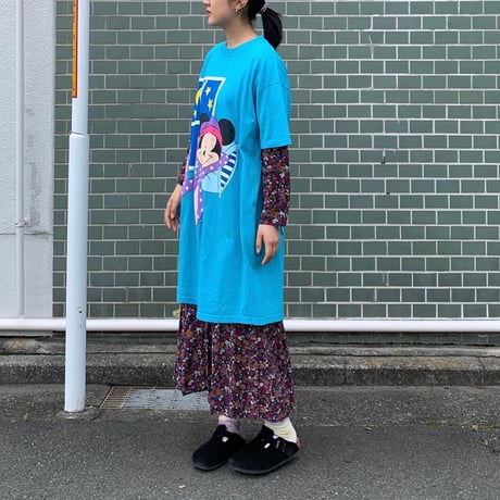 スリーピーMickeyTシャツワンピ