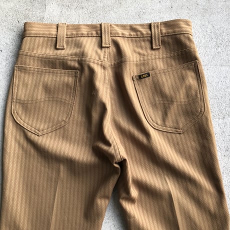 USA製 70's Leeストライプブーツカットフレアパンツ