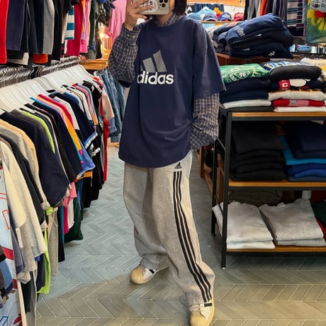 90s USA製 adidas ロゴTシャツ
