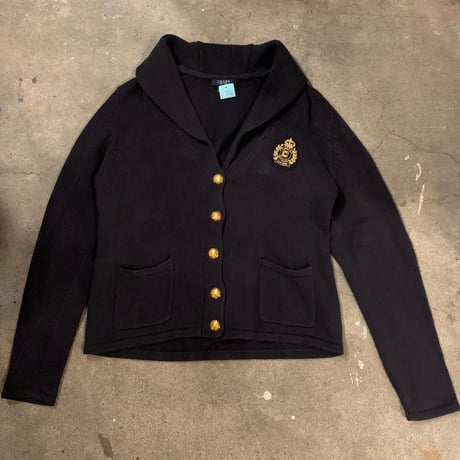 CHAPS ショールカラーコットンニットカーディガン