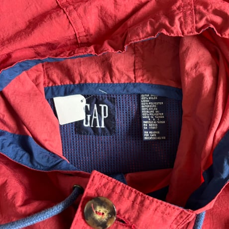 90s GAP ナイロンアノラックパーカー