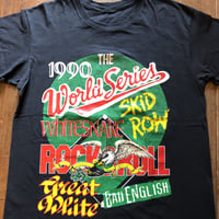 1990 WORLD SERIES 豪華バンドプリントTシャツ