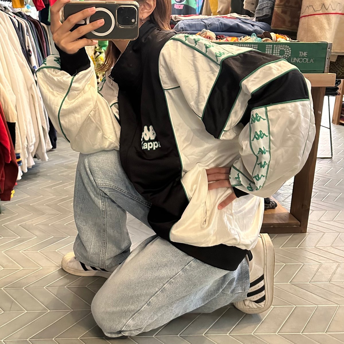T403◆90s Kappa トラックジャケット パンツ セットアップ 裏起毛 90s Kappa トラックジャケット | CUSTOM FEVER