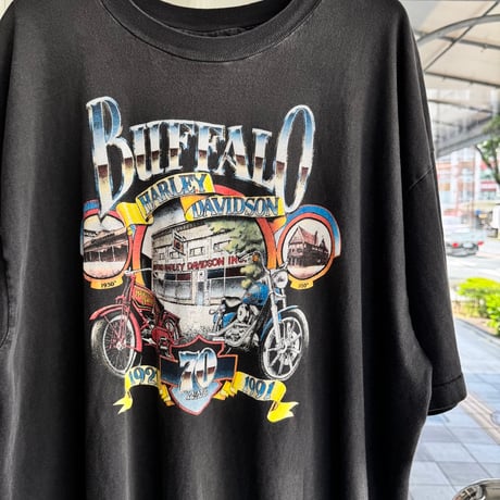 90's HARLEY DAVIDSON プリントTシャツ XXL