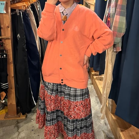 USA製 IZOD アクリルカーディガン
