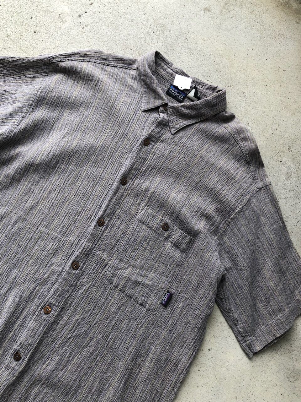 Patagonia半袖オーガニックコットンシャツ L | CUSTOM FEVER