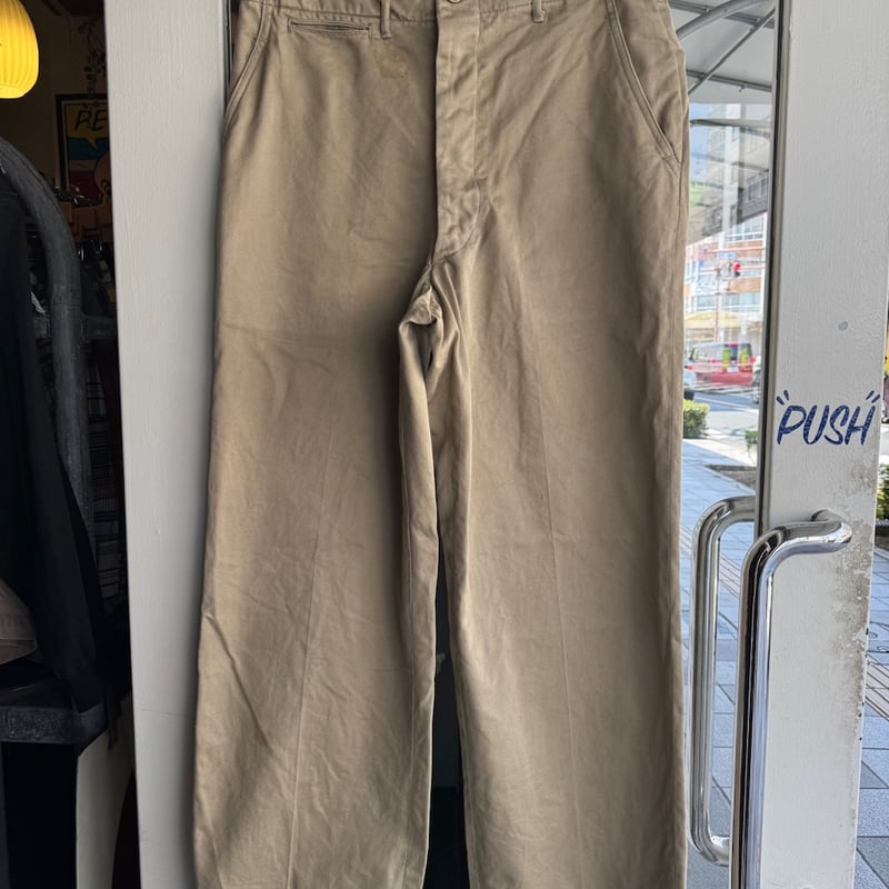 Vintage U.S.ARMY M-45 Chino Trousers W33×L29 |