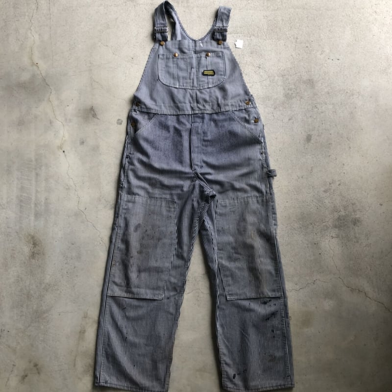 60s SEARS オーバーオール　ヒッコリー オリジナル60sシアーズsearsヒッコリーオーバーオール 古着 60