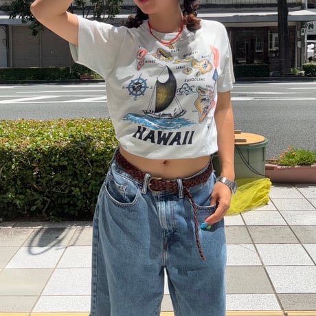 WHIP UM HAWAII プリントTシャツ